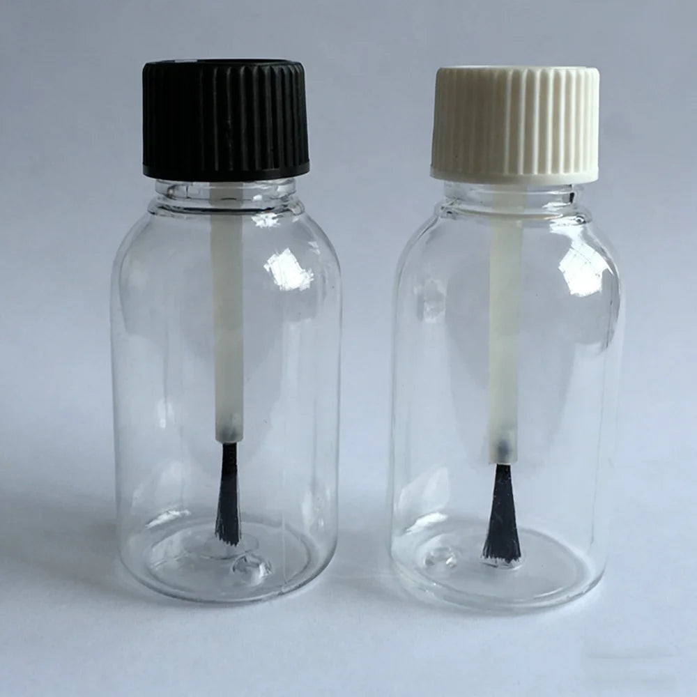 Refillable Nail Polish Bottles with Brush Cap 5–30ml