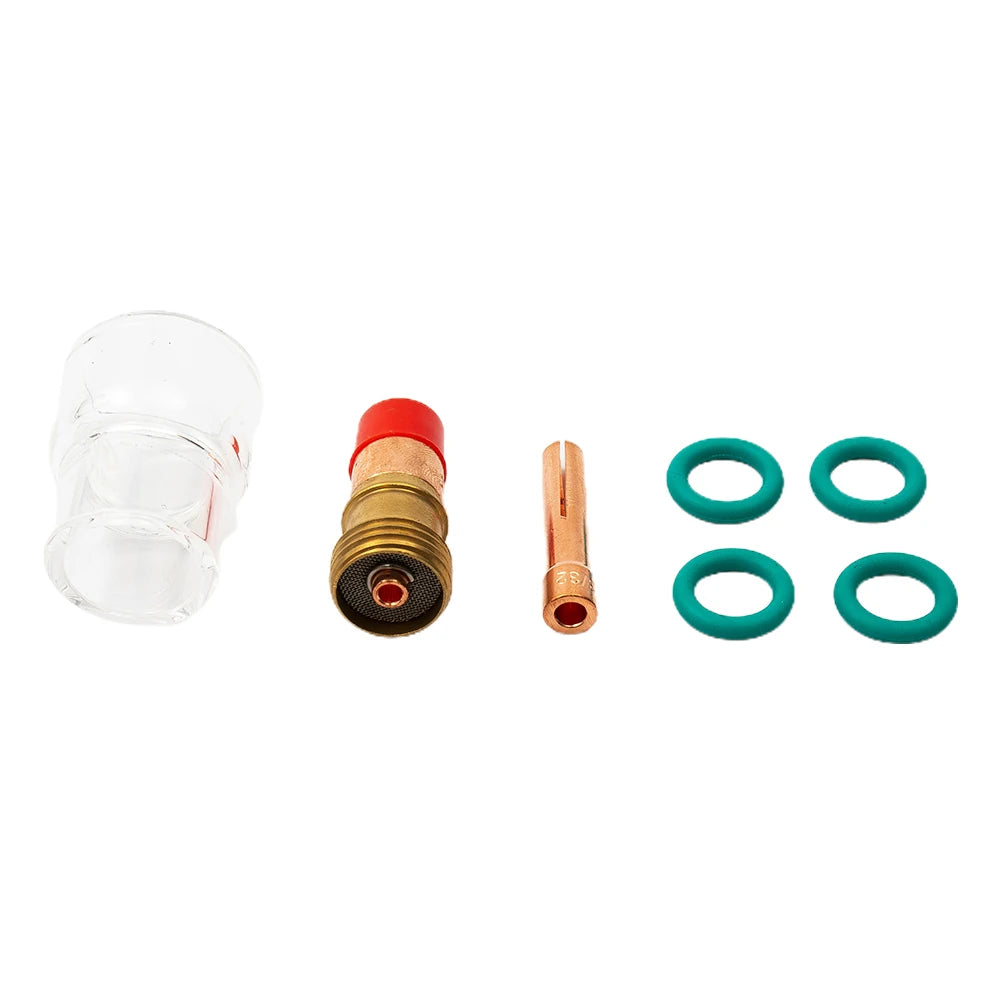 TIG Welding Gas Lens Kit 7PCS – WP-17 WP-18 WP-26 Torch TIG Torch Accessory Kit PRIMED
