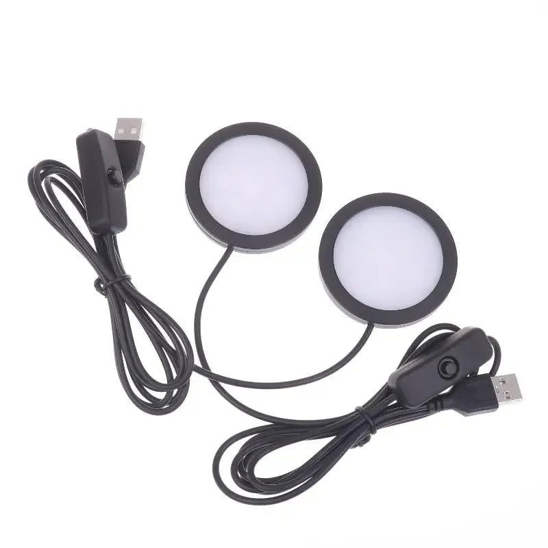 USB Ultra-Thin Round LED Light for Bambu Lab DIY Lamp Kit USB LED Light PRIMED