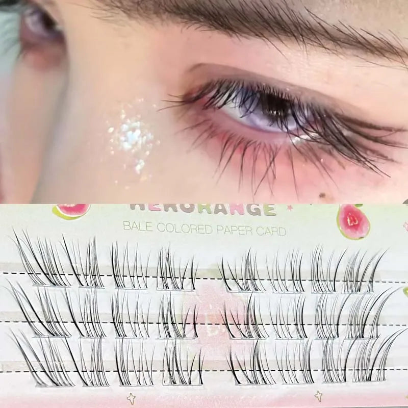 Cluster False Eyelashes 24/48/80 Clusters | Glue-Free DIY Lashes Cluster False Eyelashes PRIMED 01 Need Glue