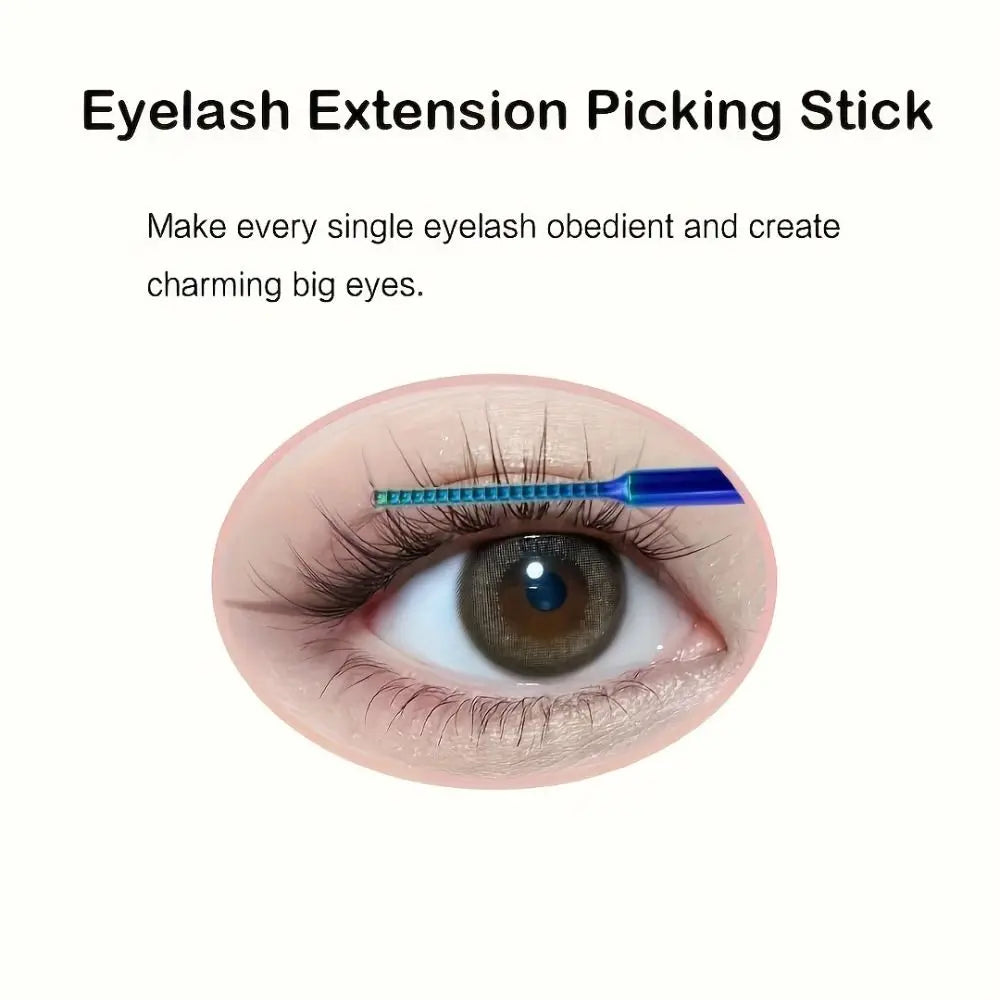 Stainless Steel Eyelash Perm Lifting Rod – Dual-Head S/L
