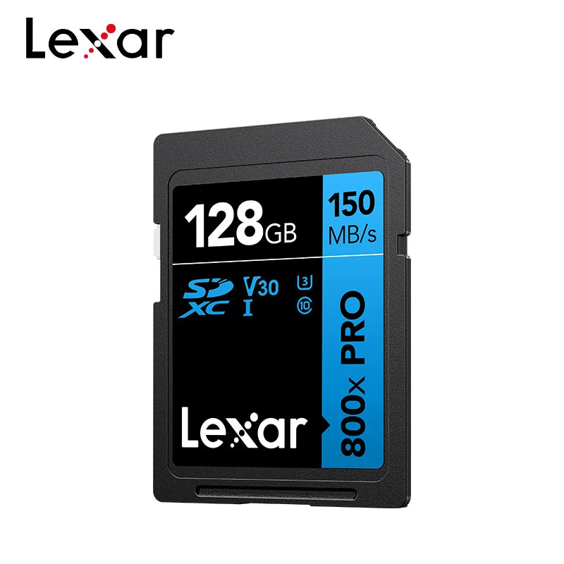 Lexar 800x PRO V30 SD Card 32–256GB | 4K UHS-I 150MB/s SD Memory Card PRIMED