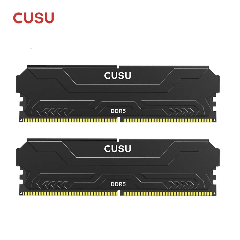 CUSU DDR5 RAM 4800/5600/6000MHz 16GB 32GB Desktop UDIMM DDR5 Desktop RAM PRIMED 4800MHz 16GB