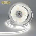 COB LED Strip Light DC12V/24V Dimmable 3000–6000K | GGBEE COB LED Strip Light PRIMED Cold White DC 24V 10m
