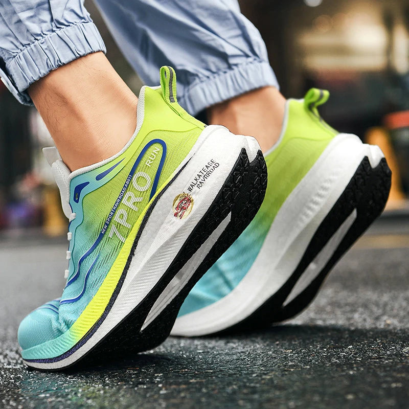LETCOMFIT Men's Carbon Plate Running Shoes | Non-Slip & Breathable Men's Running Shoes PRIMED