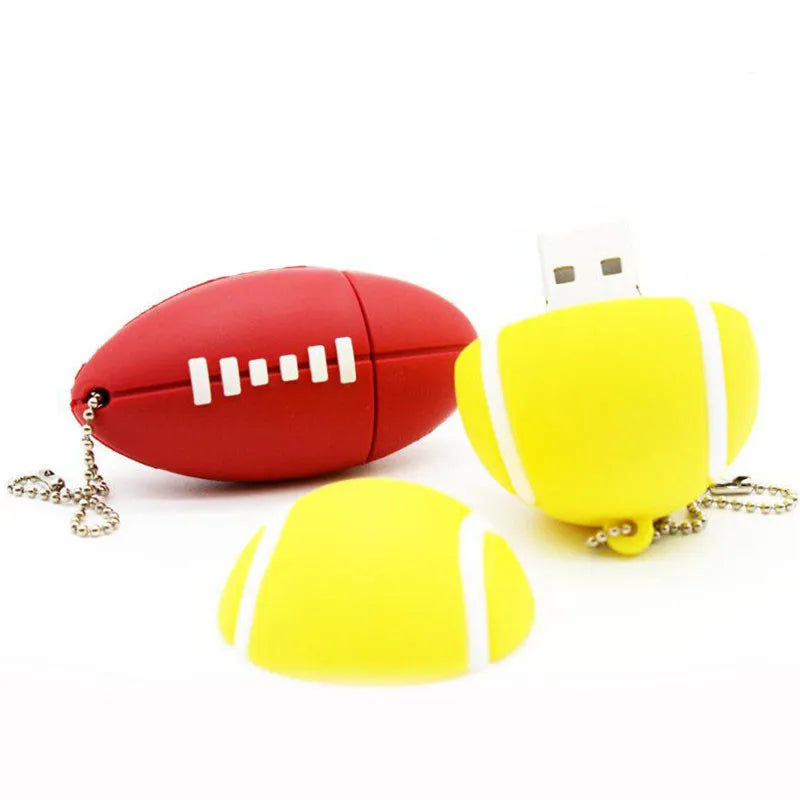 Football Silicone USB Flash Drive 4GB–128GB | JASTER Gift USB Flash Drive PRIMED