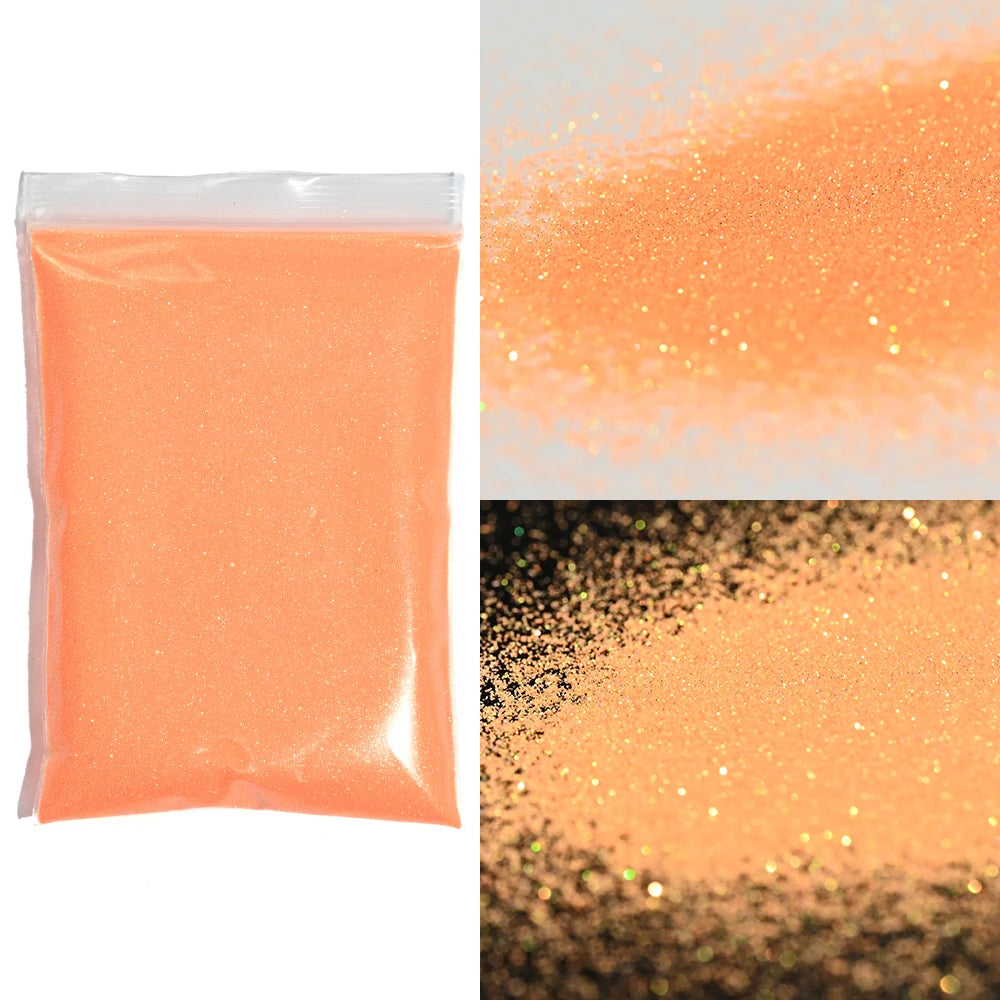 Ultra-Fine Nail Glitter Powder 10g – Pink & Blue Chrome Pigment