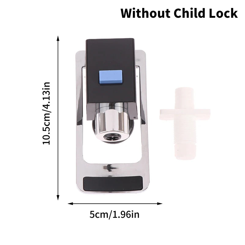 Water Dispenser Faucet Switch with Child Lock – Red/Blue