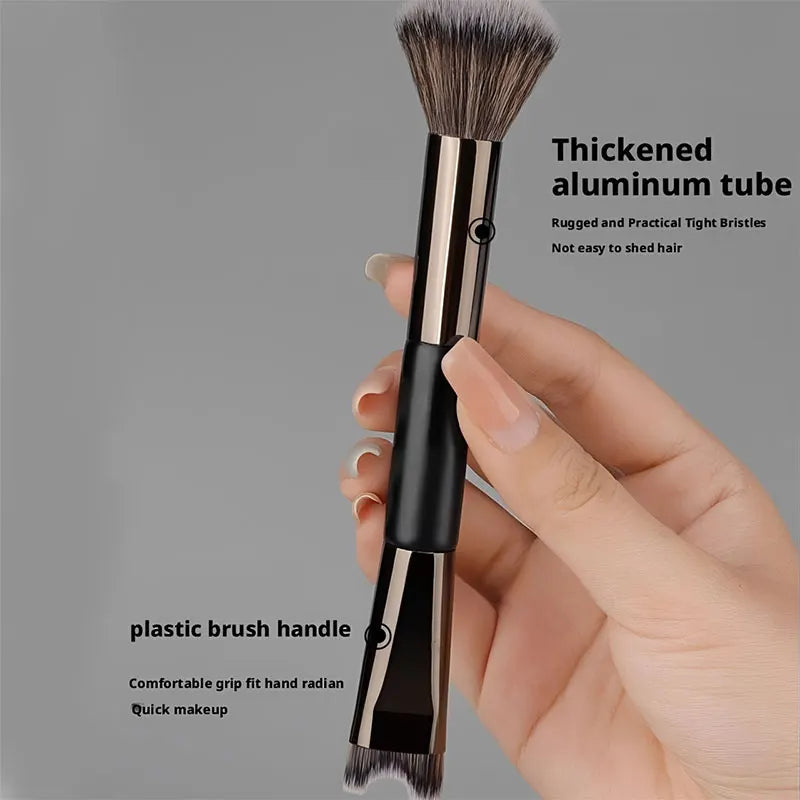2-in-1 U-Shape Nose Contour & Blush Makeup Brush