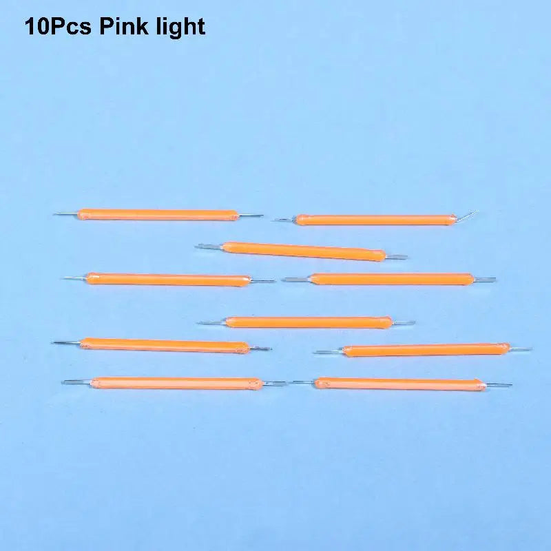 10-Pack 38mm DC3V LED Filament Beads – Edison Bulb DIY Parts