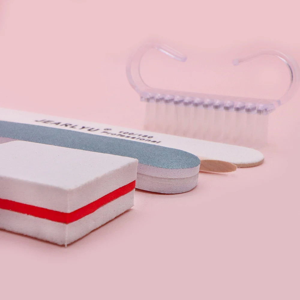 JEARLYU Mini Nail Art Kit – Buffer Files & Manicure Set Nail File Set PRIMED