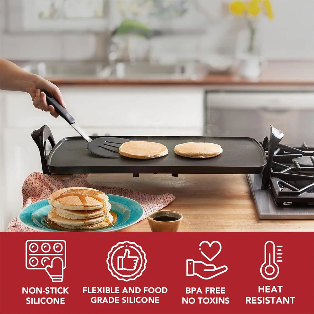 LMETJMA 5-Piece Silicone Spatula Set – Heat Resistant Turner Silicone Spatula Set PRIMED