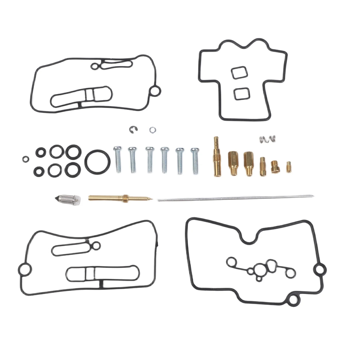 Keihin FCR Carburetor Rebuild Kit 28–41mm | Jets O-Rings Gaskets Carburetor Rebuild Kit PRIMED