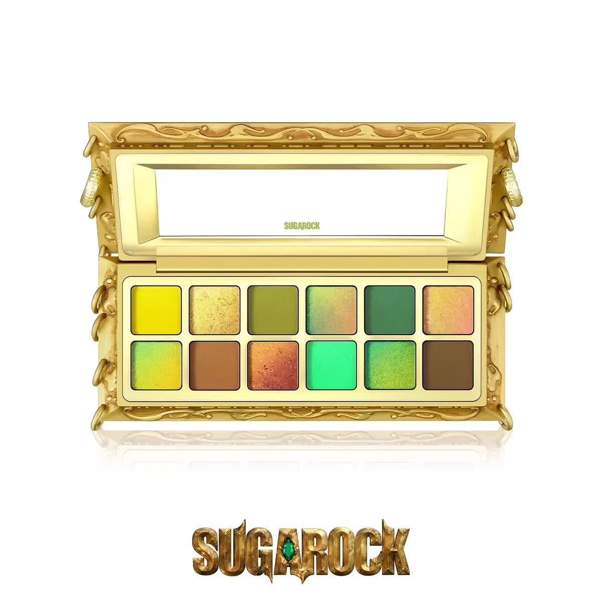 Sugarock Dark Dust 12-Color Gothic Shimmer Eyeshadow Palette