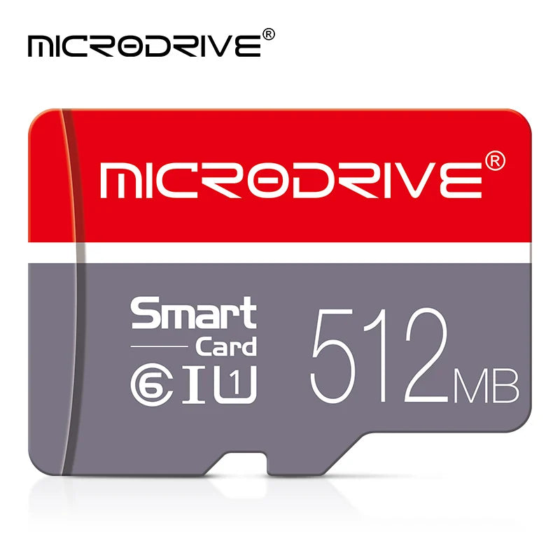 MicroDrive TF/Micro SD Card 128MB–8GB | C6 U1 V10 Flash Memory Card PRIMED 512MB
