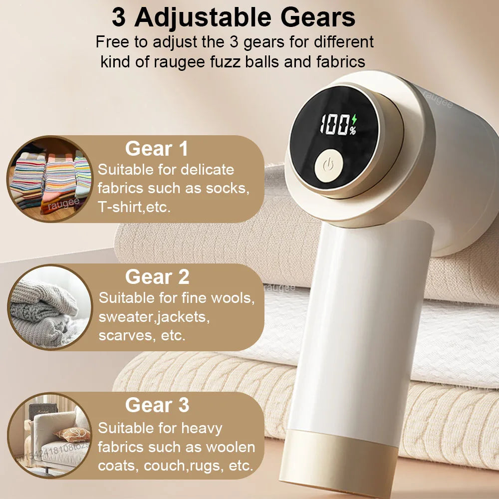 Portable Electric Lint Remover – USB Rechargeable Fabric Shaver Electric Fabric Shaver PRIMED