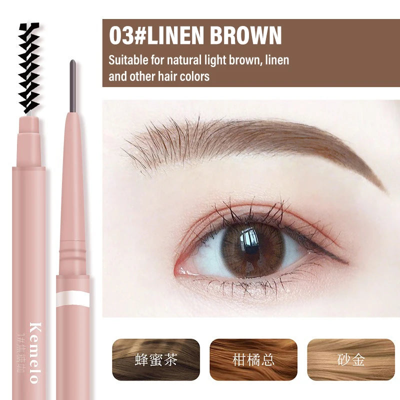 Ultra Fine Double-Ended Eyebrow Pencil 6 Colors | Waterproof Eyebrow Pencil PRIMED 03