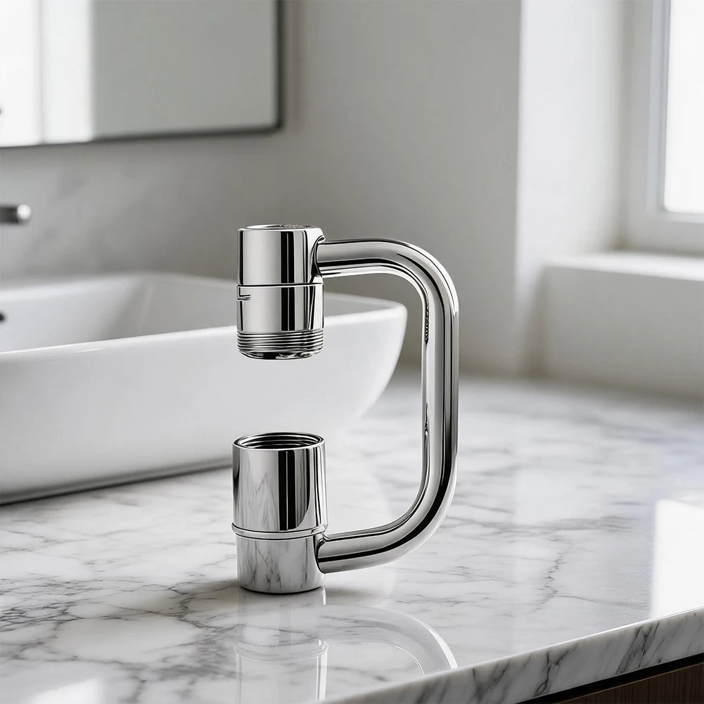 1080° Rotating Faucet Extender – Dual Spray & Filtration