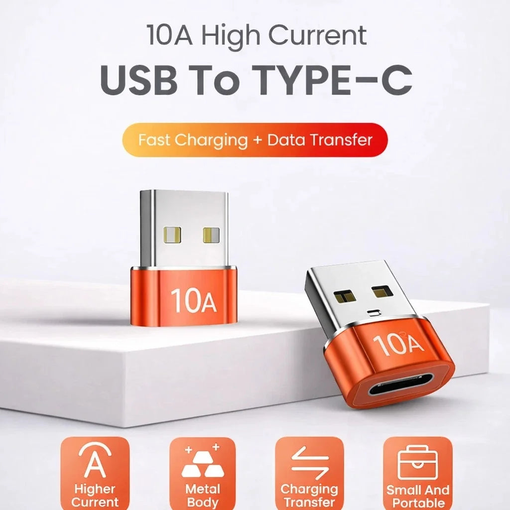 USB 3.0 to USB-C OTG Adapter 10A 240W | Type-C Converter USB-C OTG Adapter PRIMED