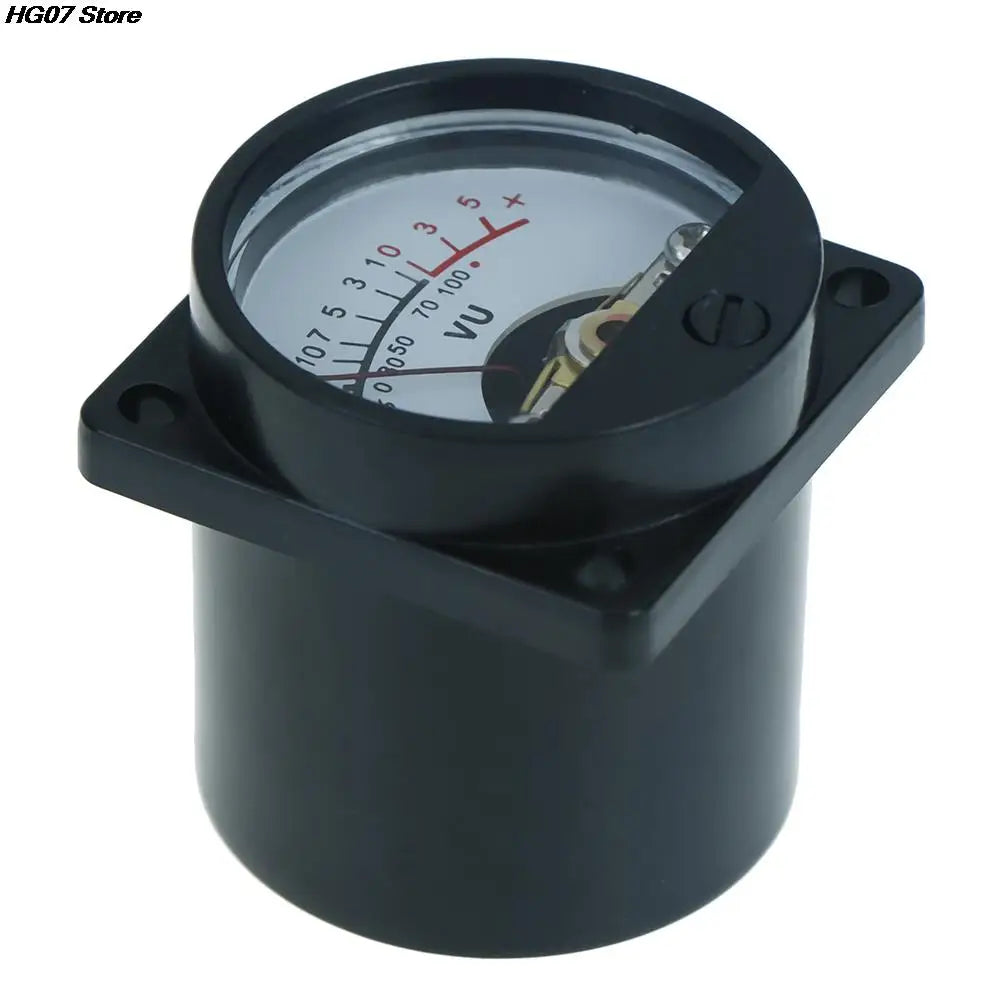 Panel VU Meter 6V–12V Warm Backlit Audio Level Amp Indicator