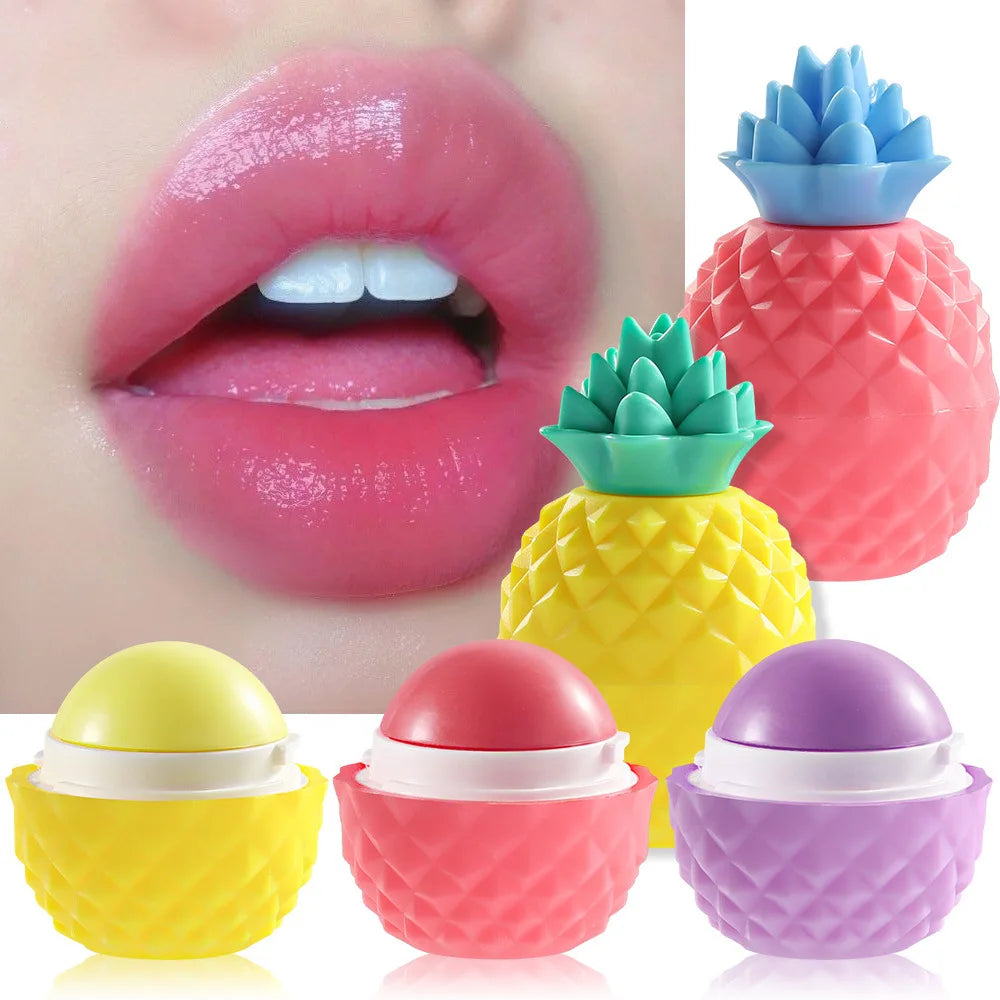 Pineapple Ball Color-Changing Moisturizing Lip Balm – 3 Shades