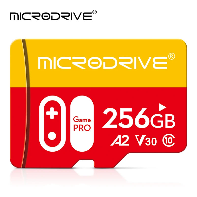 MicroDrive Micro SD Card Class 10 U3 V30 A2 – 16GB to 256GB Flash Memory Card PRIMED 256GB 1