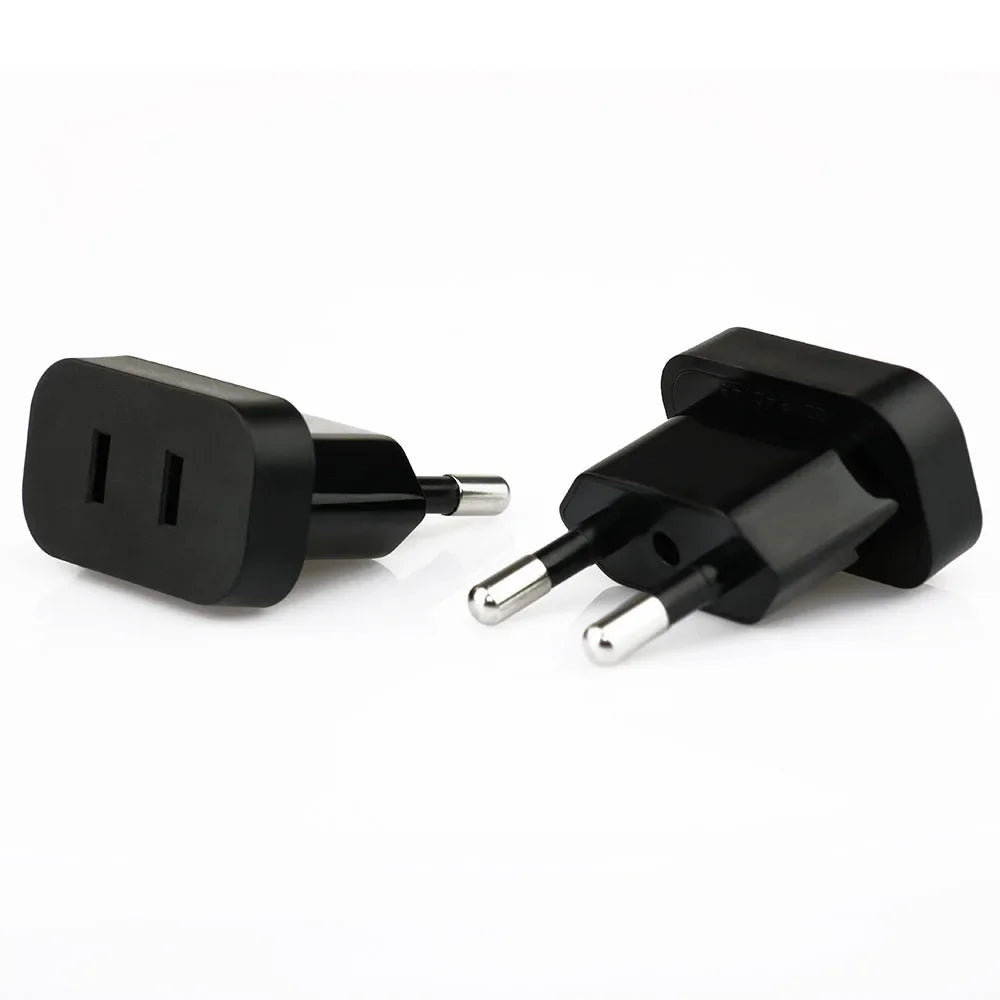 US to EU Travel Plug Adapter – CE Certified, Surge Protection Travel Plug Adapter PRIMED