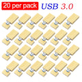 20-Pack Wooden USB 3.0 Flash Drives Custom Logo 16–128GB Gift USB Flash Drive PRIMED 8 GB Bamboo