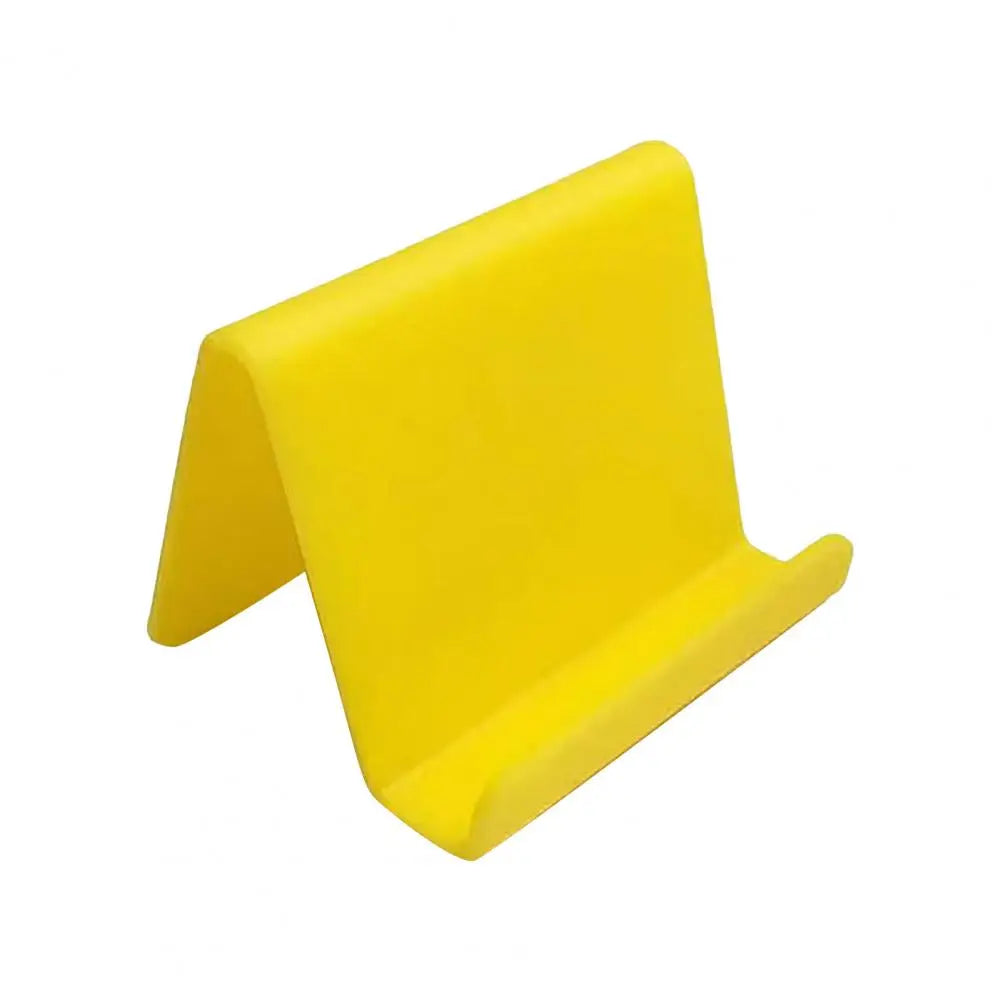 Universal Mini Desktop Phone Stand – Hands-Free Lazy Bracket Phone Desk Stand PRIMED YELLOW