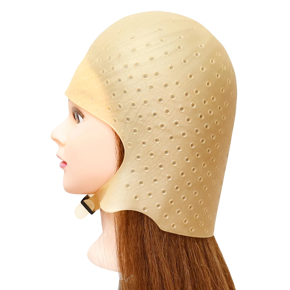 Silicone Hair Highlighting Cap & Hook Needle Set – Reusable