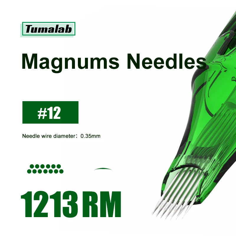 TUMAlab Tattoo Cartridge Needles – Sterilized 50+ Configs