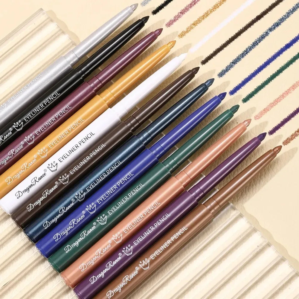 Waterproof Gel Eyeliner Pencil | Matte & Shimmer, 10 Colors Gel Eyeliner Pencil PRIMED
