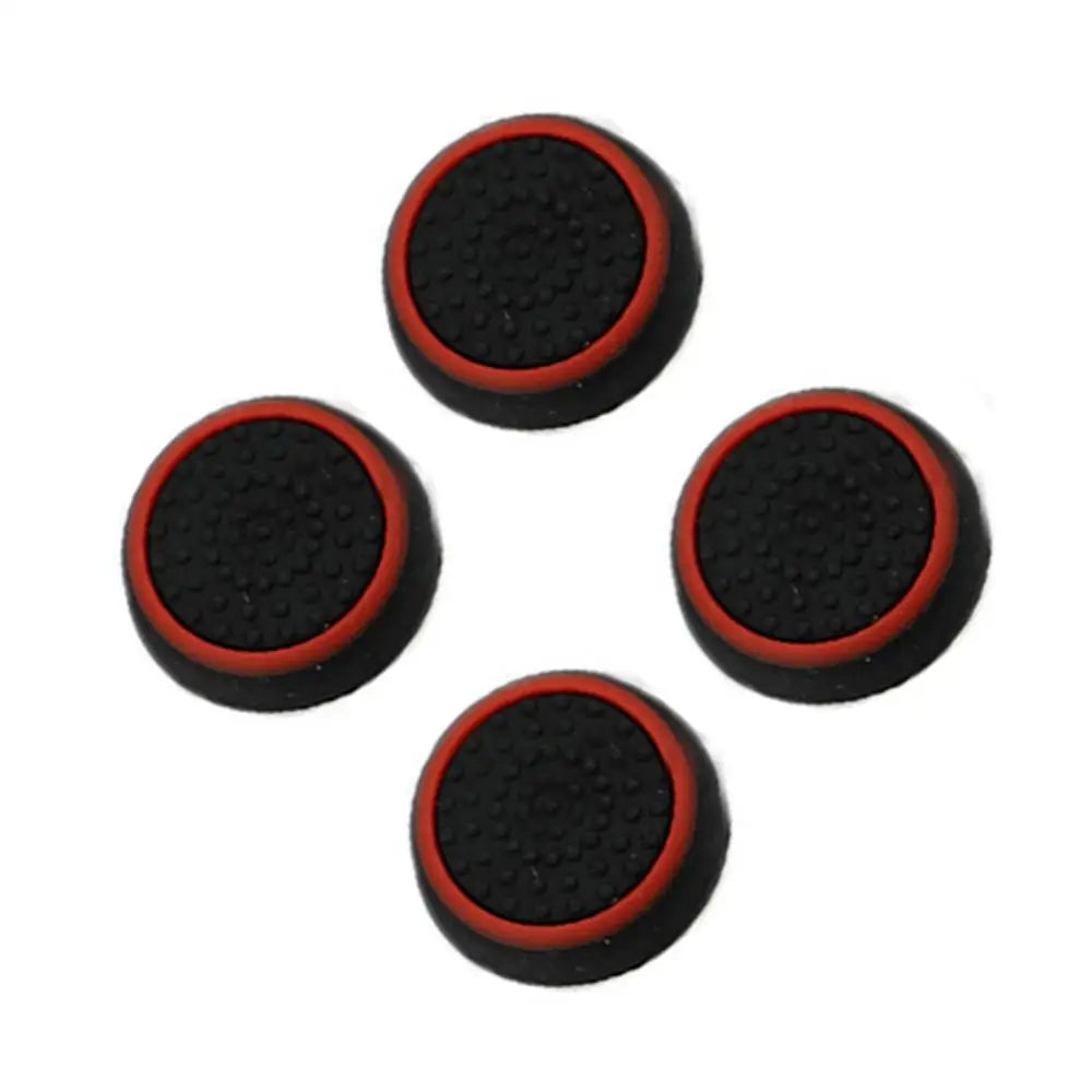 Silicone Thumb Stick Grip Caps for PS4, Xbox One & 360 (4pc) Controller Grip Caps PRIMED Red