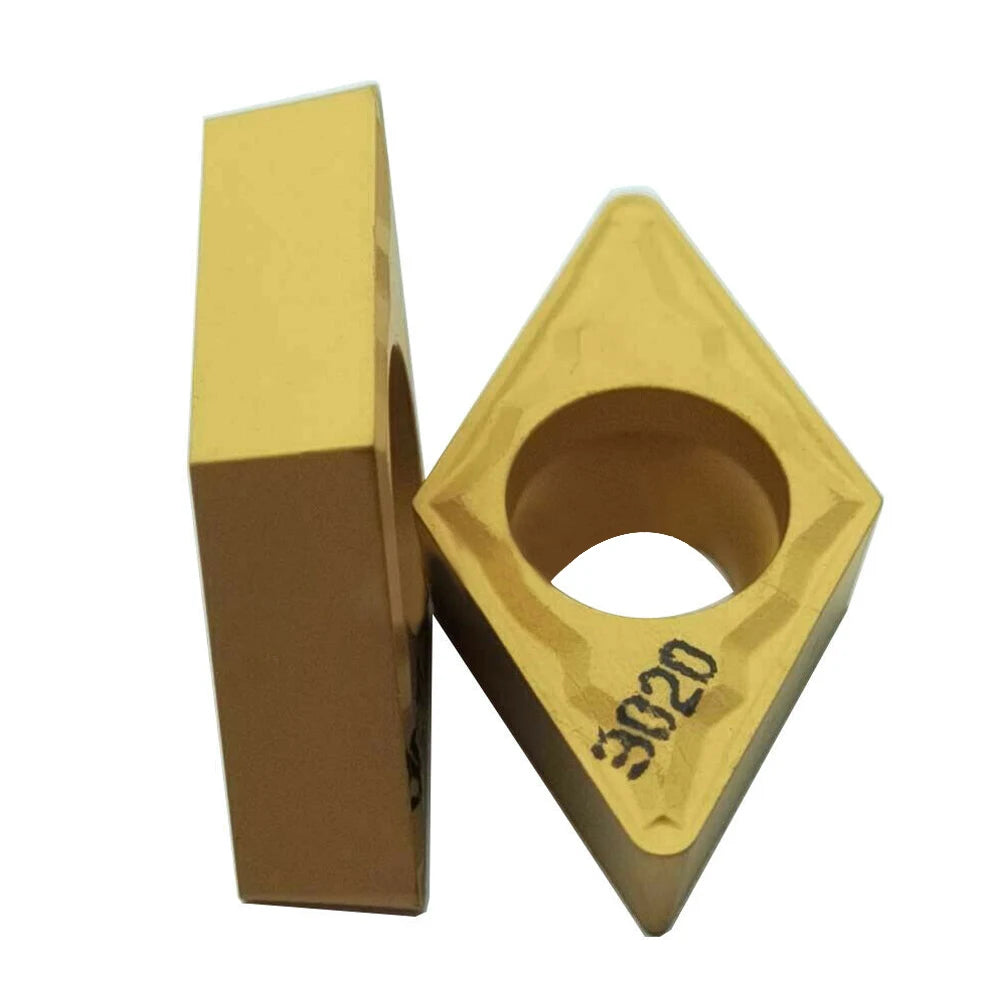 DCMT11T304-HMP Carbide Turning Inserts for Steel – 10 Pcs