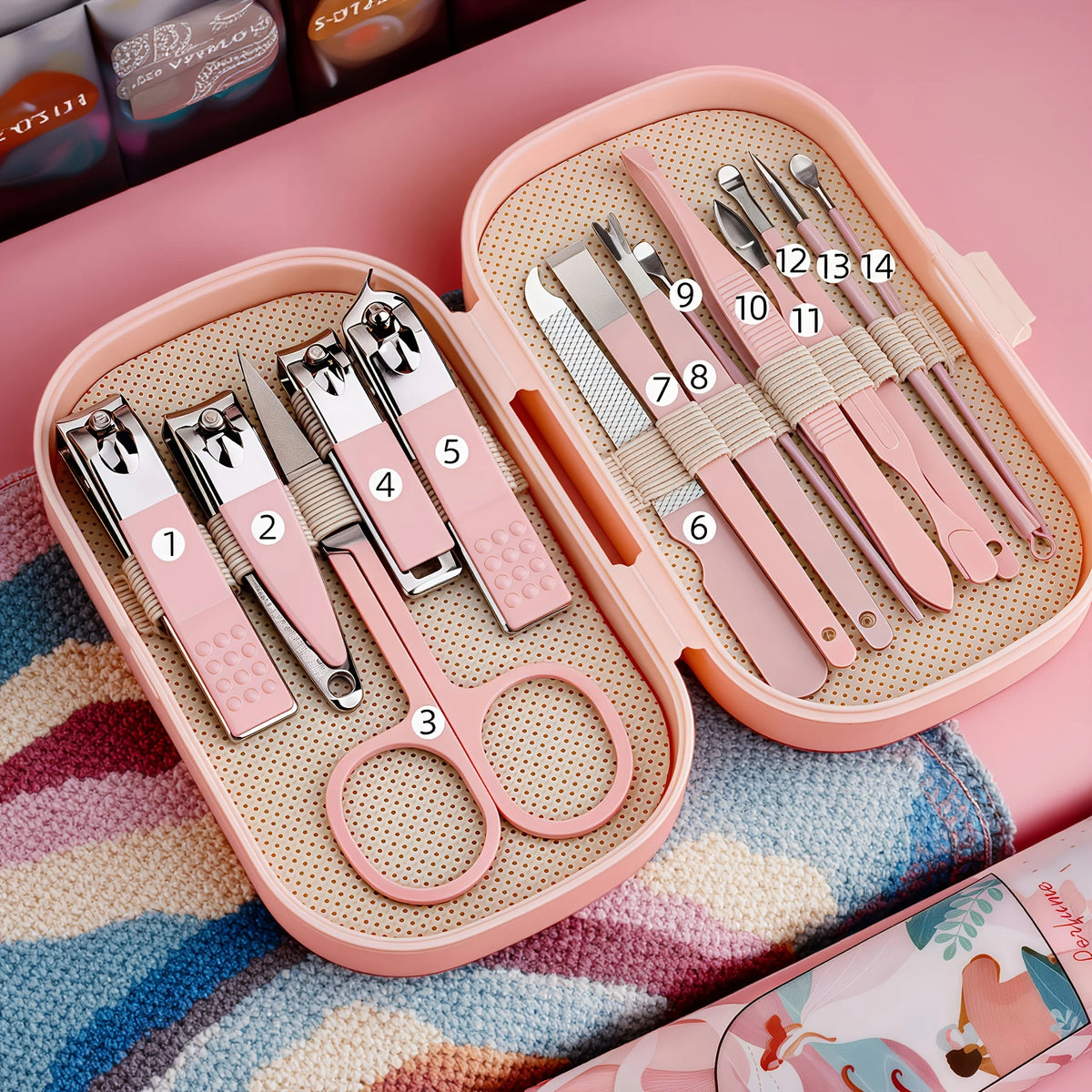 Stainless Steel Nail Clipper Set with Storage | Manicure Kit Nail Clipper Set PRIMED