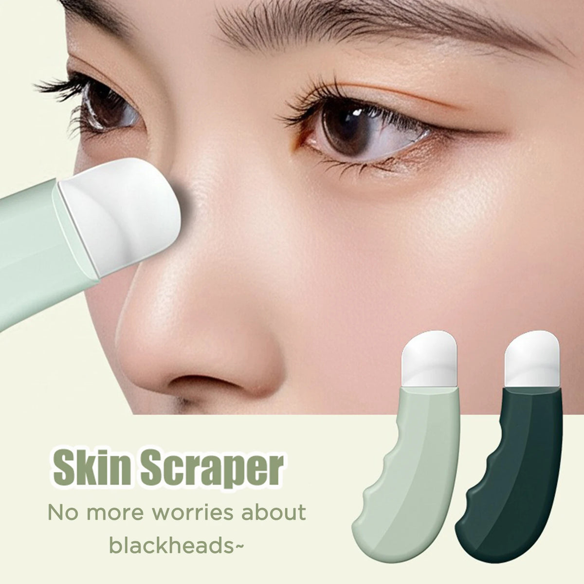Stainless Steel Blackhead Removal Shovel | Deep Pore Cleanser