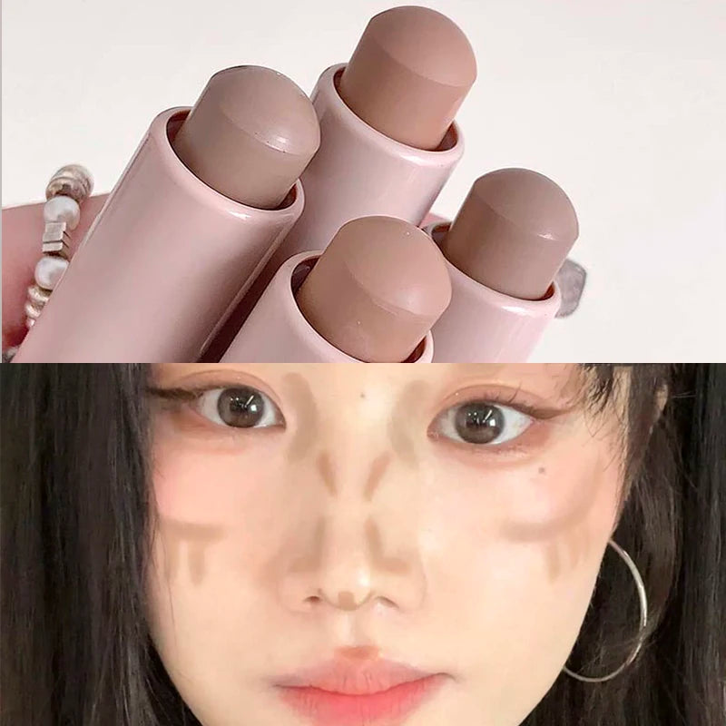 Waterproof Matte Contour Stick – 3D Face Sculpt & Highlight
