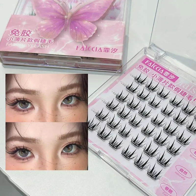 DIY Cluster Lashes – Glue-Free Natural False Eyelashes False Eyelashes PRIMED