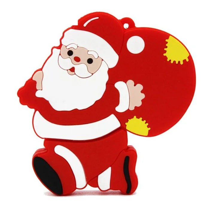 Santa Claus USB Flash Drive 4GB–128GB | Christmas Gift USB Flash Drive PRIMED