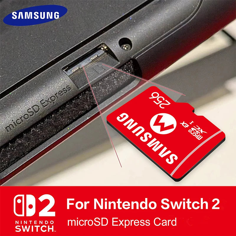 Samsung 256GB microSDXC Express Card – Nintendo Switch 2 microSDXC Memory Card PRIMED
