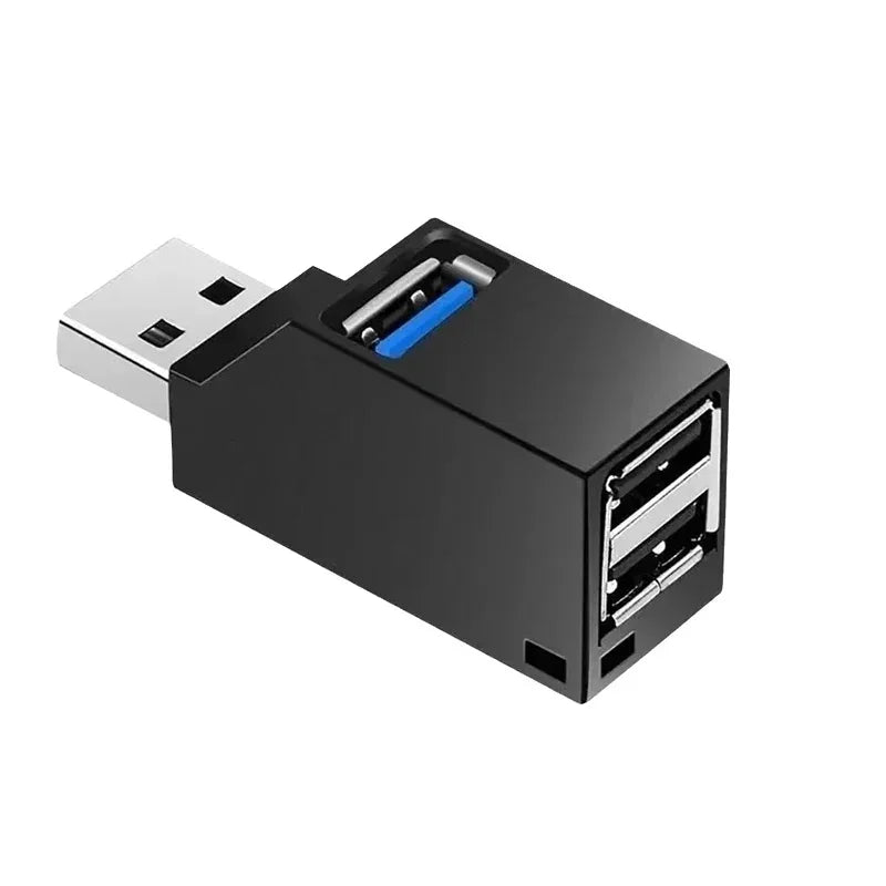 USB 3.0 Hub – 1 to 3 Port Mini Splitter Adapter for PC & Laptop