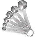 LMETJMA 6-Piece Stainless Steel Measuring Spoon Set | Baking Measuring Spoon Set PRIMED 1 set