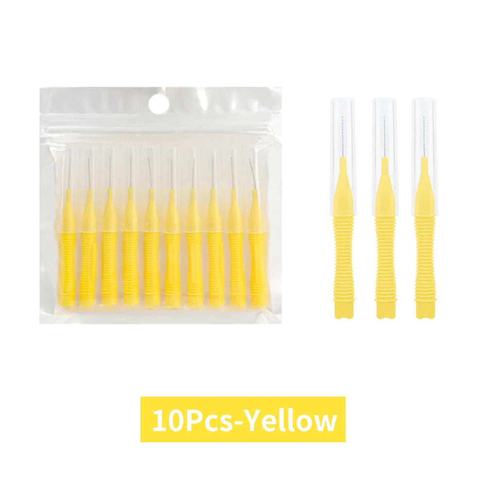 Mini Eyebrow & Eyelash Brushes | Lash Extension Tool 5/10 Pcs Eyelash Makeup Brush PRIMED 10pcs yellow