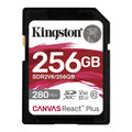 Kingston Canvas React Plus V60 UHS-II SD Card | 280MB/s SD Memory Card PRIMED 256GB