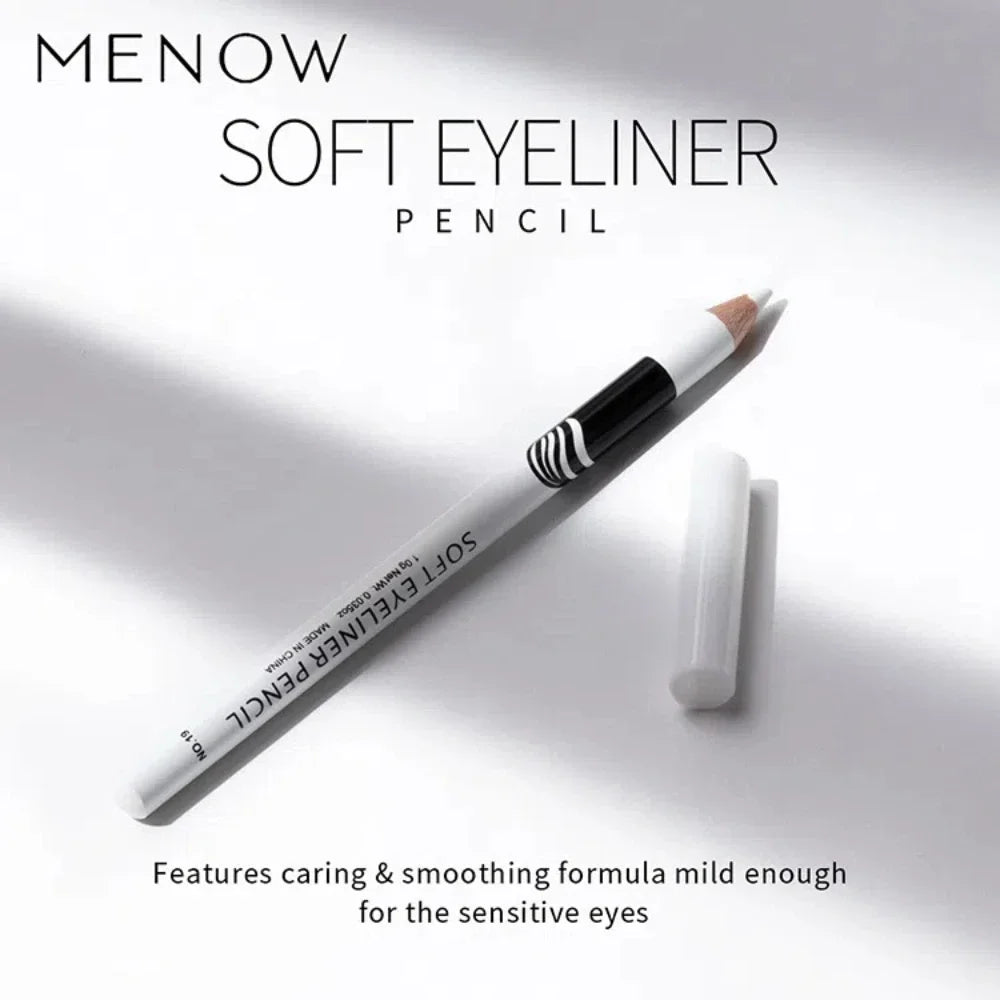 12-Pack White Eyeliner Pencils – Waterproof Eye Brightener Eyeliner Pencil Set PRIMED