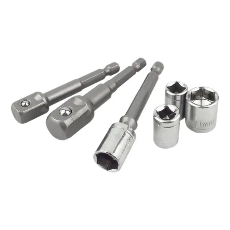 Chrome Vanadium Socket Adapter Set – 1/4" 3/8" 1/2" Hex Shank Socket Adapter Set PRIMED