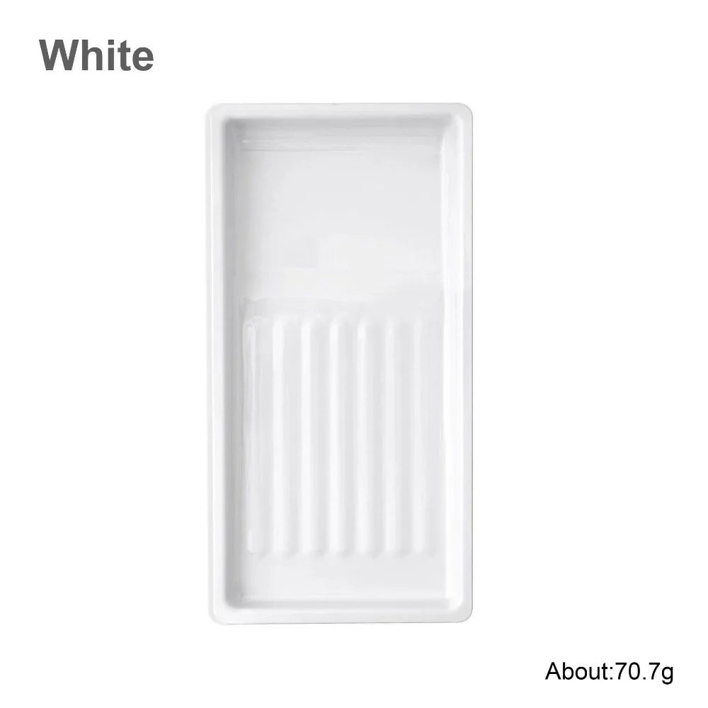 Stainless Steel Nail Art & Cosmetic Tool Tray 20×10cm Nail Art Tray PRIMED White