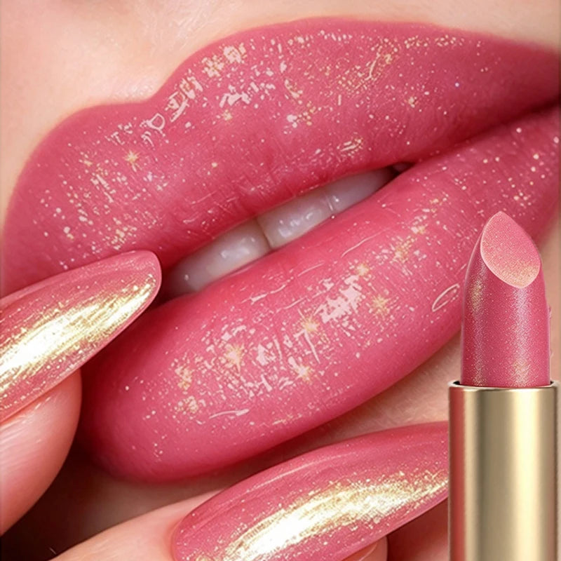 SAM SUGAR Metallic Glitter Lip Gloss | Diamond Shimmer, Waterproof