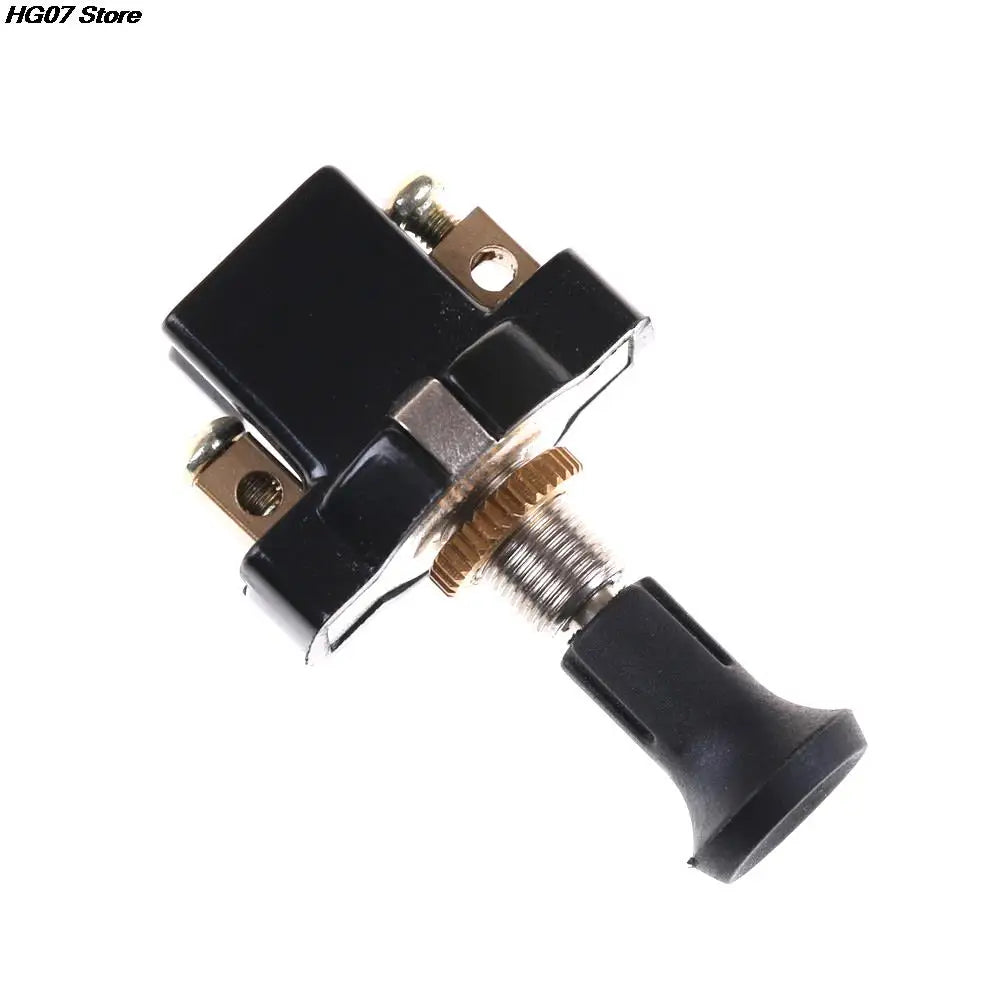 12V On-Off Push Pull Switch with Screw Terminals – 5×2.2×3cm