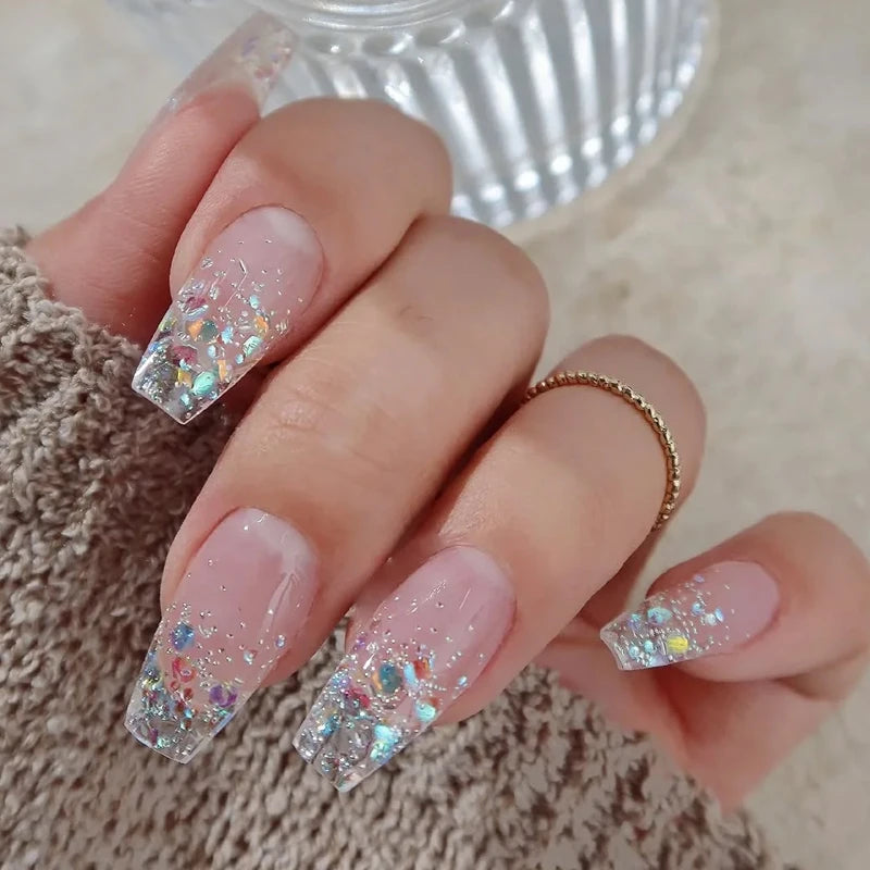 3D Holographic Nail Glitter Rhinestones – DIY Nail Art Decor Nail Art Glitter PRIMED